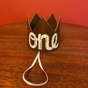 Handmade First Birthday Crown